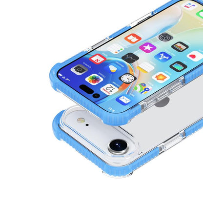 For iPhone Air Four-corner Shockproof TPU Hybrid Acrylic Phone Case(Blue) - iPhone Air Cases by buy2fix | Online Shopping UK | buy2fix