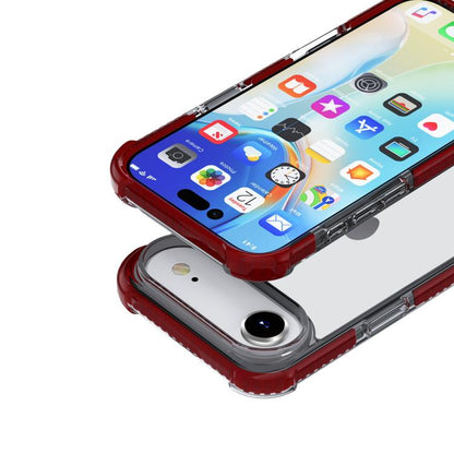 For iPhone Air Four-corner Shockproof TPU Hybrid Acrylic Phone Case(Brown) - iPhone Air Cases by buy2fix | Online Shopping UK | buy2fix