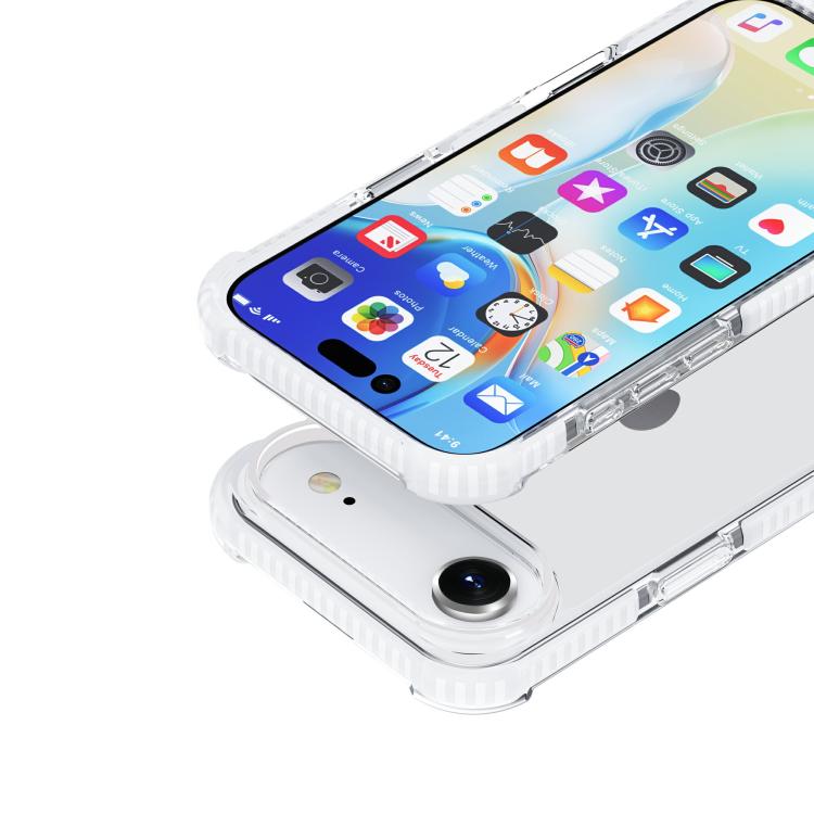 For iPhone Air Four-corner Shockproof TPU Hybrid Acrylic Phone Case(Transparent) - iPhone Air Cases by buy2fix | Online Shopping UK | buy2fix