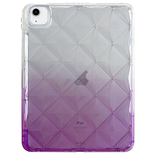 For iPad Air 11 2025 / 2024 Gradient Diamond Plaid TPU Tablet Case(Gradient Purple) - iPad Air 11 2025 / 2024 Cases by buy2fix | Online Shopping UK | buy2fix