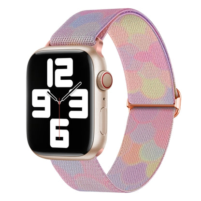 For Apple Watch Ultra 2 49mm Painted Pattern Nylon Replacement Watch Band(Symphony Bubbles) by buy2fix
