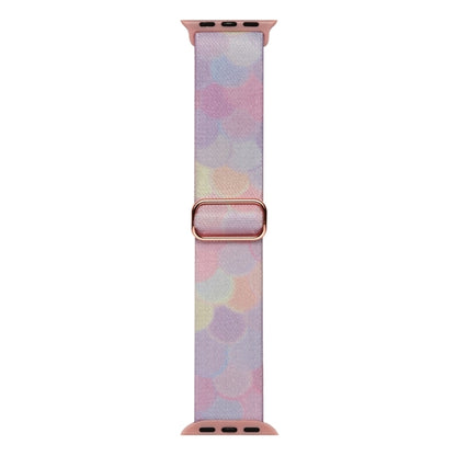 For Apple Watch Ultra 2 49mm Painted Pattern Nylon Replacement Watch Band(Symphony Bubbles) by buy2fix