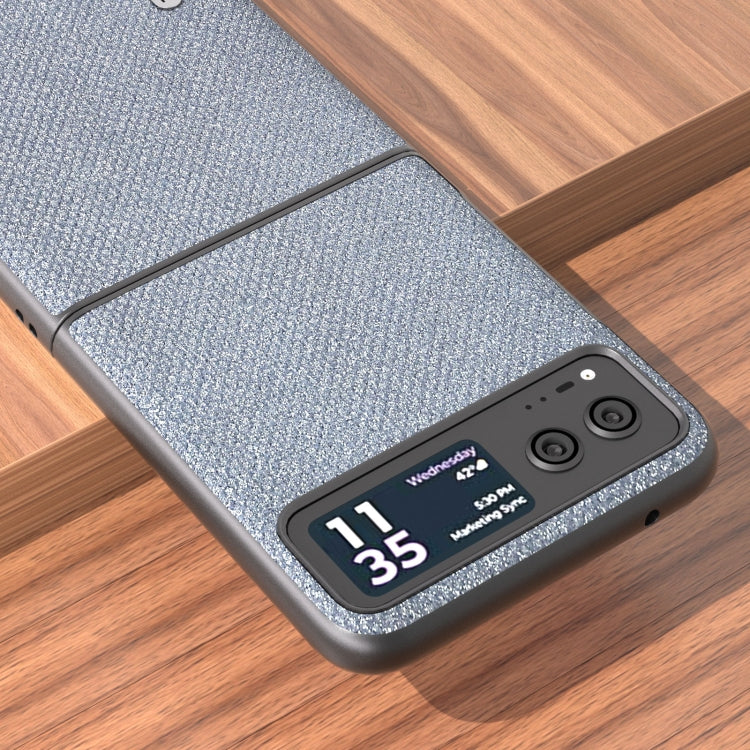 For Motorola Razr 40 ABEEL Diamond Series Black Edge Phone Case(Black) by buy2fix