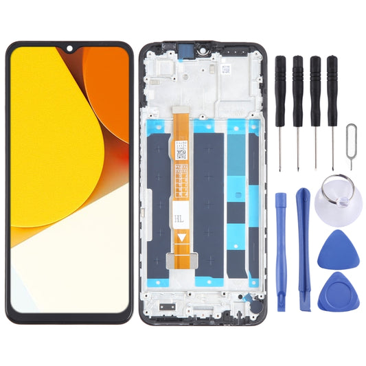 For vivo Y35 4G OEM LCD Screen Digitizer Full Assembly with Frame - LCD Screen by buy2fix | Online Shopping UK | buy2fix