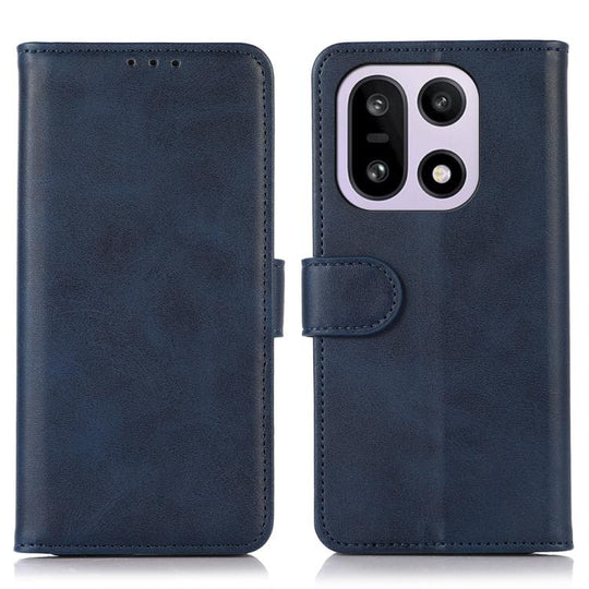 For OnePlus 15 Cow Texture Leather Phone Case(Blue)