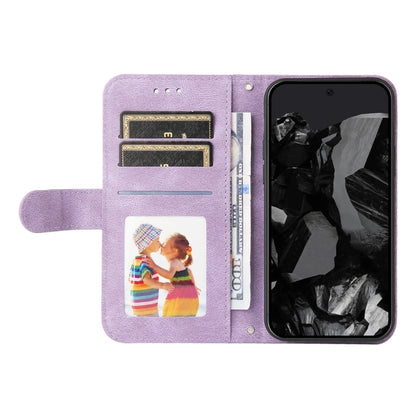 For Google Pixel 9 Pro Skin Feel Life Tree Metal Button Leather Phone Case(Purple) by buy2fix