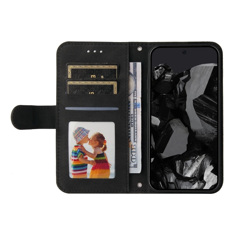 For Google Pixel 9 Pro Skin Feel Life Tree Metal Button Leather Phone Case(Black) by buy2fix