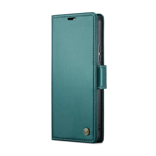 For Realme 11 Pro/11 Pro+ CaseMe 023 Butterfly Buckle Litchi Texture RFID Anti-theft Leather Phone Case(Pearly Blue) - Realme Cases by CaseMe | Online Shopping UK | buy2fix