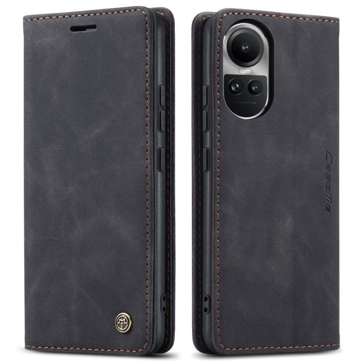 For OPPO Reno10 5G Global／Reno10 Pro Global CaseMe 013 Multifunctional Horizontal Flip Leather Phone Case(Black) - OPPO Cases by CaseMe | Online Shopping UK | buy2fix