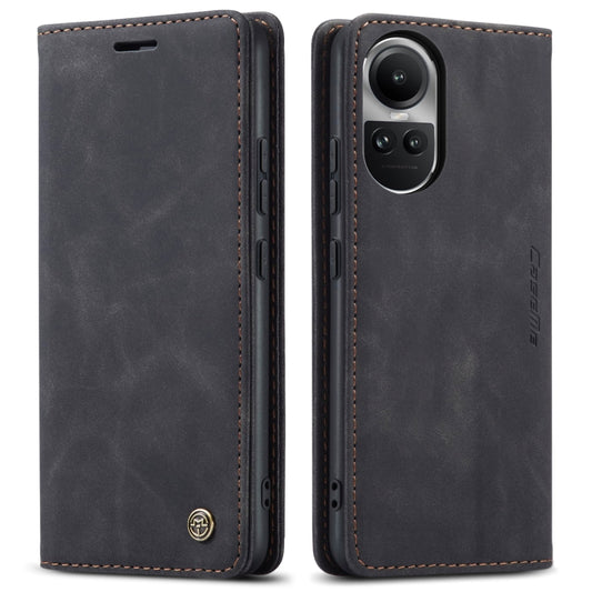 For OPPO Reno10 5G Global／Reno10 Pro Global CaseMe 013 Multifunctional Horizontal Flip Leather Phone Case(Black) - OPPO Cases by CaseMe | Online Shopping UK | buy2fix