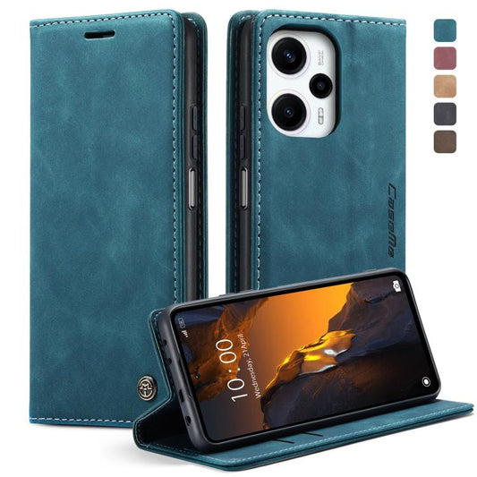 For Xiaomi Poco F5 5G/Redmi Note 12 Turbo 5G CaseMe 013 Multifunctional Horizontal Flip Leather Phone Case(Blue) - Xiaomi Cases by CaseMe | Online Shopping UK | buy2fix