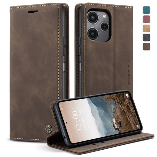 For Xiaomi Redmi 12 4G / 12 5G／Note 12R CaseMe 013 Multifunctional Horizontal Flip Leather Phone Case(Coffee) - Xiaomi Cases by CaseMe | Online Shopping UK | buy2fix