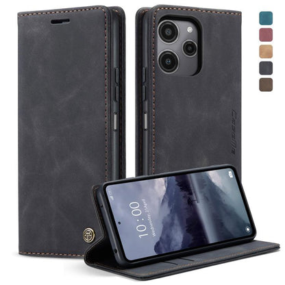 For Xiaomi Redmi 12 4G / 12 5G／Note 12R CaseMe 013 Multifunctional Horizontal Flip Leather Phone Case(Black) - Xiaomi Cases by CaseMe | Online Shopping UK | buy2fix