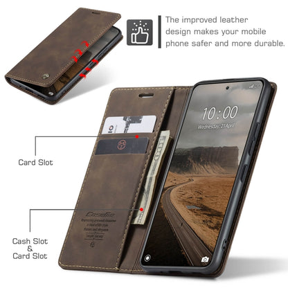 For Xiaomi 14 CaseMe 013 Multifunctional Horizontal Flip Leather Phone Case(Coffee) - Xiaomi Cases by CaseMe | Online Shopping UK | buy2fix