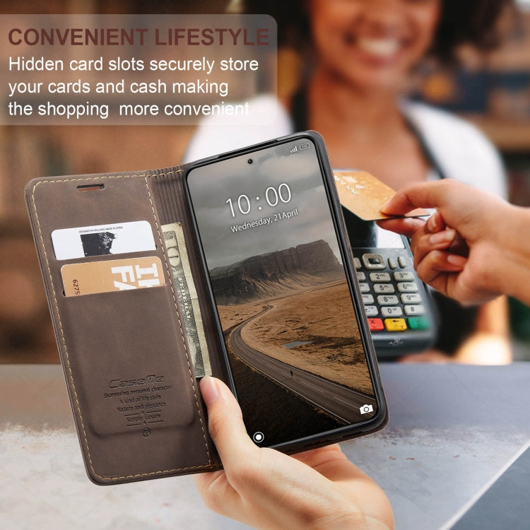 For Xiaomi 14 CaseMe 013 Multifunctional Horizontal Flip Leather Phone Case(Coffee) - Xiaomi Cases by CaseMe | Online Shopping UK | buy2fix
