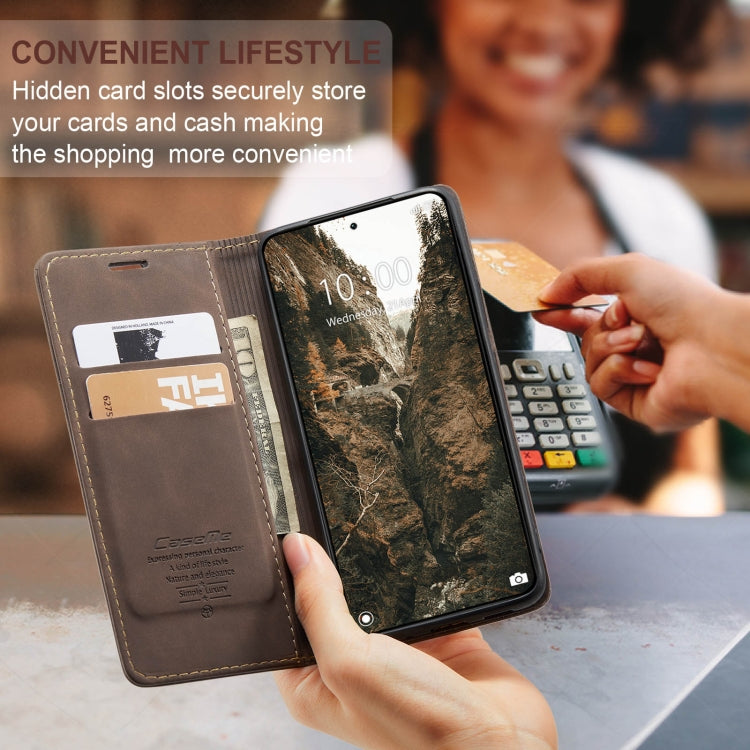 For Xiaomi 14 Pro CaseMe 013 Multifunctional Horizontal Flip Leather Phone Case(Coffee) by CaseMe