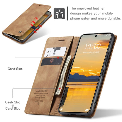 For Xiaomi Redmi K70E 5G CaseMe 013 Multifunctional Horizontal Flip Leather Phone Case(Brown) - Xiaomi Cases by CaseMe | Online Shopping UK | buy2fix