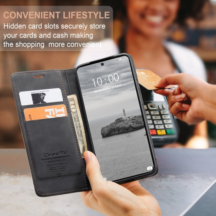 For Xiaomi Redmi K70E 5G CaseMe 013 Multifunctional Horizontal Flip Leather Phone Case(Black) - Xiaomi Cases by CaseMe | Online Shopping UK | buy2fix