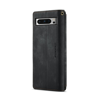 For Google Pixel 8 Pro CaseMe C30 Multifunctional Leather Phone Case(Black) - Google Cases by CaseMe | Online Shopping UK | buy2fix