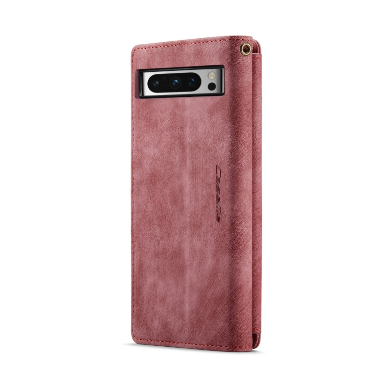 For Google Pixel 8 Pro CaseMe C30 Multifunctional Leather Phone Case(Red) - Google Cases by CaseMe | Online Shopping UK | buy2fix