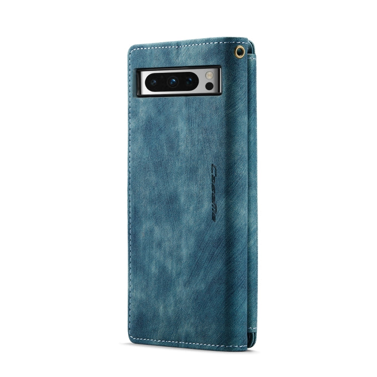 For Google Pixel 8 Pro CaseMe C30 Multifunctional Leather Phone Case(Blue) - Google Cases by CaseMe | Online Shopping UK | buy2fix