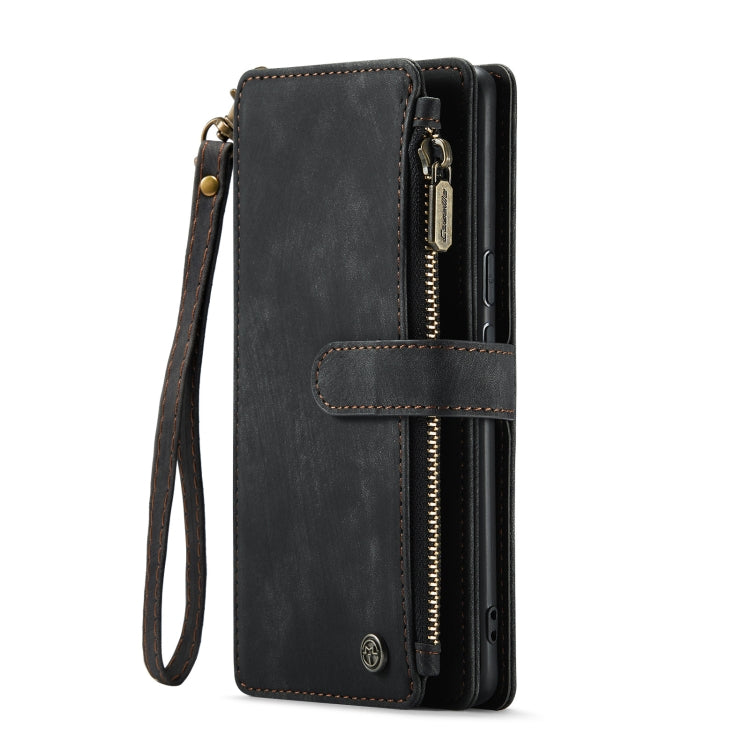 For Google Pixel 8 CaseMe C30 Multifunctional Leather Phone Case(Black) - Google Cases by CaseMe | Online Shopping UK | buy2fix