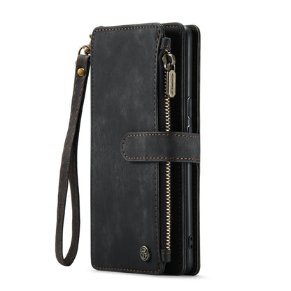 For Google Pixel 8 CaseMe C30 Multifunctional Leather Phone Case(Black) - Google Cases by CaseMe | Online Shopping UK | buy2fix