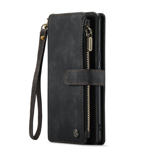 For Google Pixel 8 CaseMe C30 Multifunctional Leather Phone Case(Black) - Google Cases by CaseMe | Online Shopping UK | buy2fix