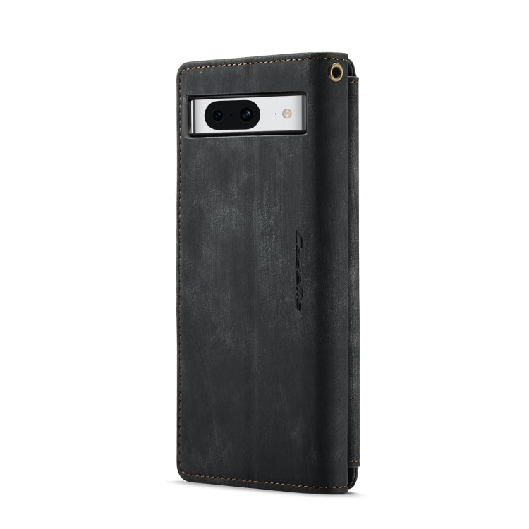 For Google Pixel 8 CaseMe C30 Multifunctional Leather Phone Case(Black) - Google Cases by CaseMe | Online Shopping UK | buy2fix