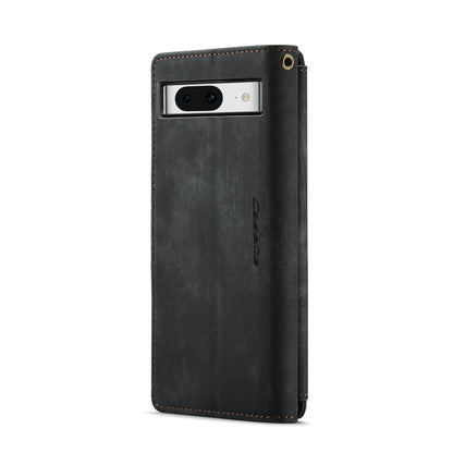 For Google Pixel 8 CaseMe C30 Multifunctional Leather Phone Case(Black) - Google Cases by CaseMe | Online Shopping UK | buy2fix