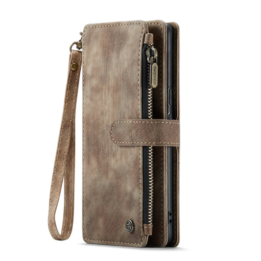 For Google Pixel 8 CaseMe C30 Multifunctional Leather Phone Case(Brown) - Google Cases by CaseMe | Online Shopping UK | buy2fix