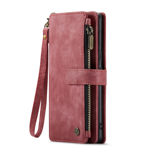 For Google Pixel 8 CaseMe C30 Multifunctional Leather Phone Case(Red) - Google Cases by CaseMe | Online Shopping UK | buy2fix