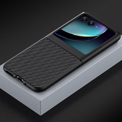 For Motorola Razr 40 Ultra Ultra-thin Plain Skin Leather Phone Case(Green) by buy2fix