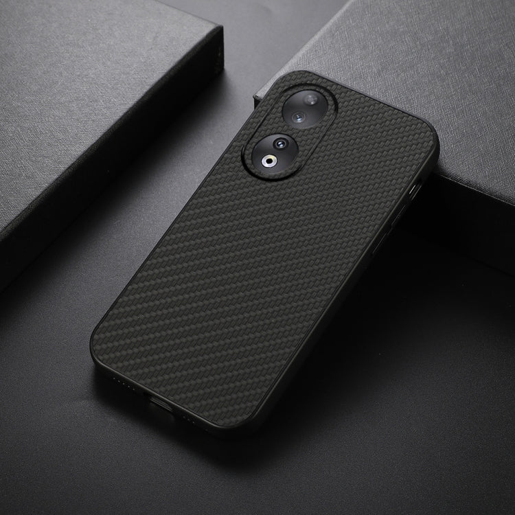 For Honor 90 Carbon Fiber Texture Shockproof Phone Case(Black) - Honor Cases by buy2fix | Online Shopping UK | buy2fix