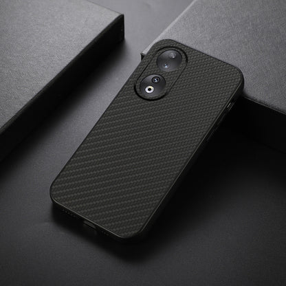 For Honor 90 Carbon Fiber Texture Shockproof Phone Case(Black) - Honor Cases by buy2fix | Online Shopping UK | buy2fix