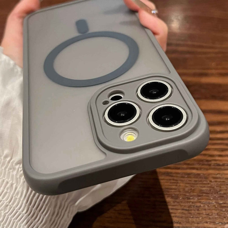 For iPhone 13 MagSafe Magnetic TPU Hybrid PC Phone Case(Titanium Gray) by buy2fix