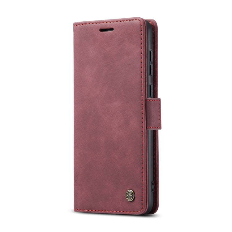 For Huawei P60 Art CaseMe 013 Multifunctional Horizontal Flip Leather Phone Case(Wine Red) - Huawei Cases by CaseMe | Online Shopping UK | buy2fix