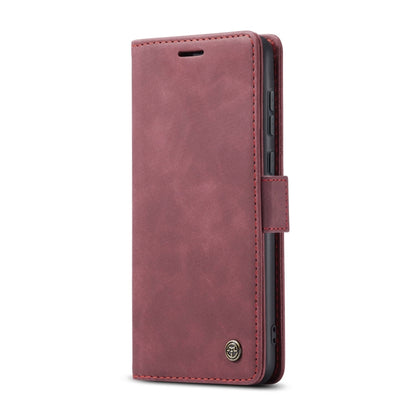 For Huawei P60 Art CaseMe 013 Multifunctional Horizontal Flip Leather Phone Case(Wine Red) - Huawei Cases by CaseMe | Online Shopping UK | buy2fix