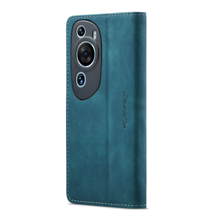 For Huawei P60 Art CaseMe 013 Multifunctional Horizontal Flip Leather Phone Case(Blue) - Huawei Cases by CaseMe | Online Shopping UK | buy2fix