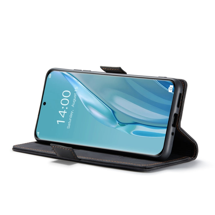 For Huawei P60 Art CaseMe 013 Multifunctional Horizontal Flip Leather Phone Case(Black) - Huawei Cases by CaseMe | Online Shopping UK | buy2fix