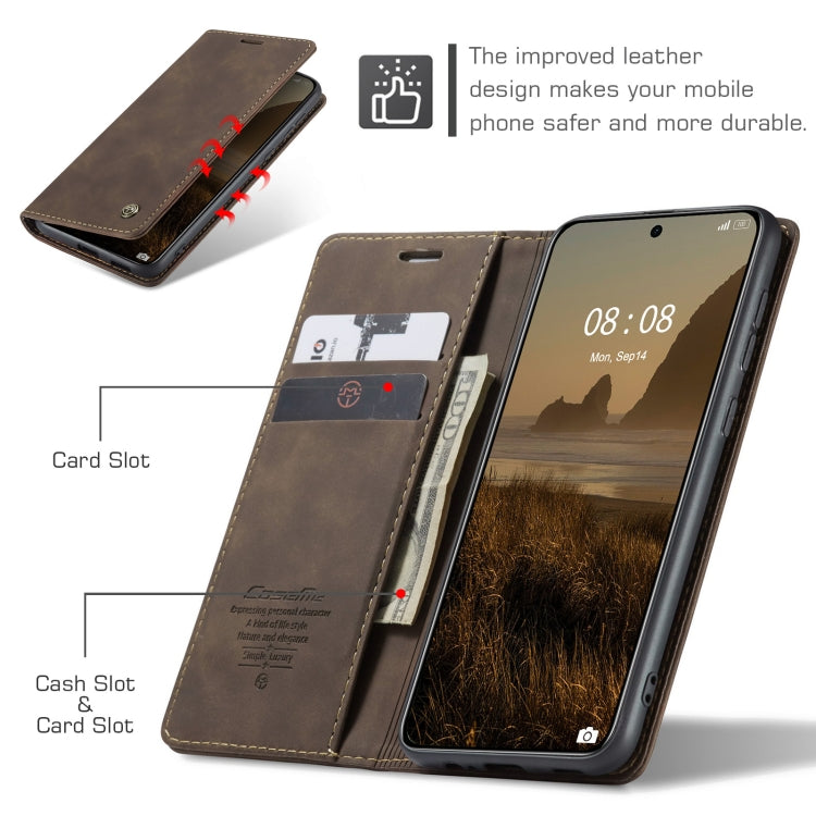 For Huawei Mate 60 CaseMe 013 Multifunctional Horizontal Flip Leather Phone Case(Coffee) - Huawei Cases by CaseMe | Online Shopping UK | buy2fix
