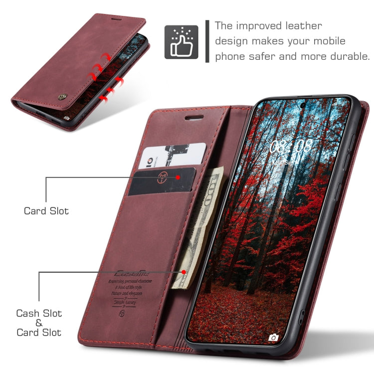 For Huawei Mate 60 CaseMe 013 Multifunctional Horizontal Flip Leather Phone Case(Wine Red) - Huawei Cases by CaseMe | Online Shopping UK | buy2fix