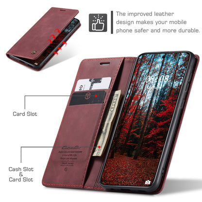 For Huawei Mate 60 CaseMe 013 Multifunctional Horizontal Flip Leather Phone Case(Wine Red) - Huawei Cases by CaseMe | Online Shopping UK | buy2fix
