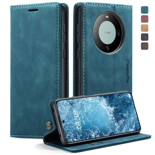 For Huawei Mate 60 CaseMe 013 Multifunctional Horizontal Flip Leather Phone Case(Blue) - Huawei Cases by CaseMe | Online Shopping UK | buy2fix