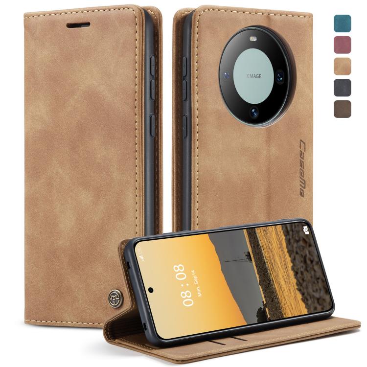 For Huawei Mate 60 CaseMe 013 Multifunctional Horizontal Flip Leather Phone Case(Brown) - Huawei Cases by CaseMe | Online Shopping UK | buy2fix
