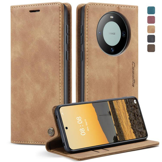 For Huawei Mate 60 CaseMe 013 Multifunctional Horizontal Flip Leather Phone Case(Brown) - Huawei Cases by CaseMe | Online Shopping UK | buy2fix