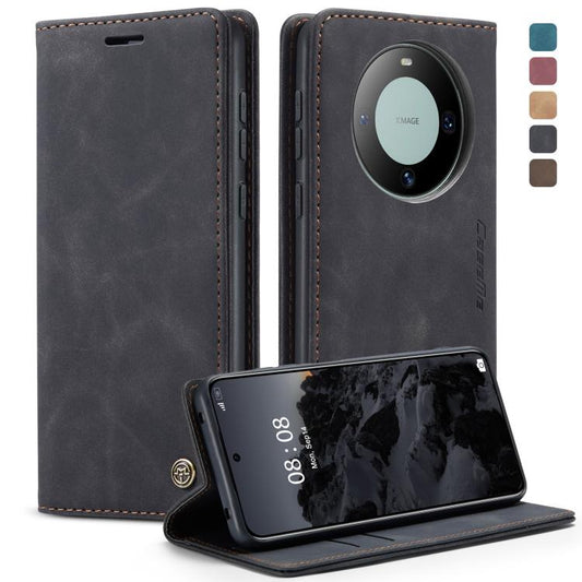 For Huawei Mate 60 CaseMe 013 Multifunctional Horizontal Flip Leather Phone Case(Black) - Huawei Cases by CaseMe | Online Shopping UK | buy2fix