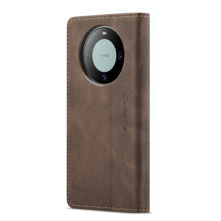 For Huawei Mate 60 Pro / 60 Pro+ CaseMe 013 Multifunctional Horizontal Flip Leather Phone Case(Coffee) - Huawei Cases by CaseMe | Online Shopping UK | buy2fix