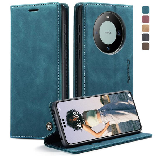 For Huawei Mate 60 Pro / 60 Pro+ CaseMe 013 Multifunctional Horizontal Flip Leather Phone Case(Blue) - Huawei Cases by CaseMe | Online Shopping UK | buy2fix