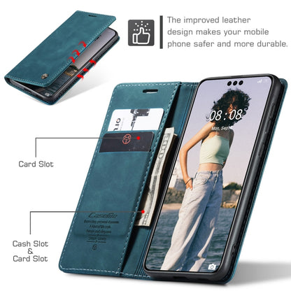 For Huawei Mate 60 Pro / 60 Pro+ CaseMe 013 Multifunctional Horizontal Flip Leather Phone Case(Blue) - Huawei Cases by CaseMe | Online Shopping UK | buy2fix
